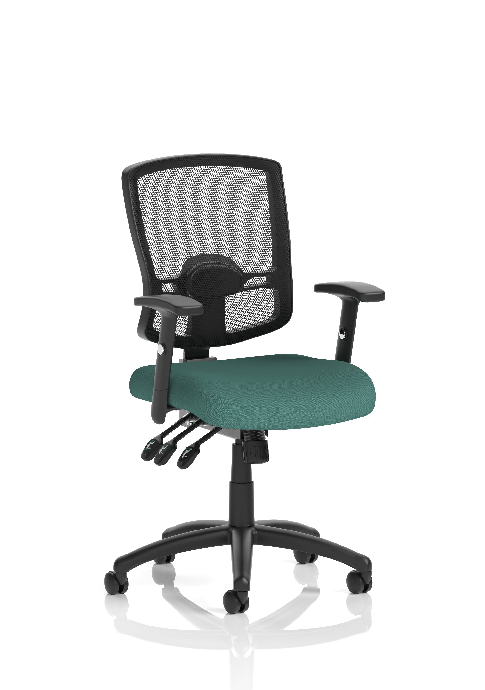 Portland III High Mesh Back Task Operator Office Chair with Arms