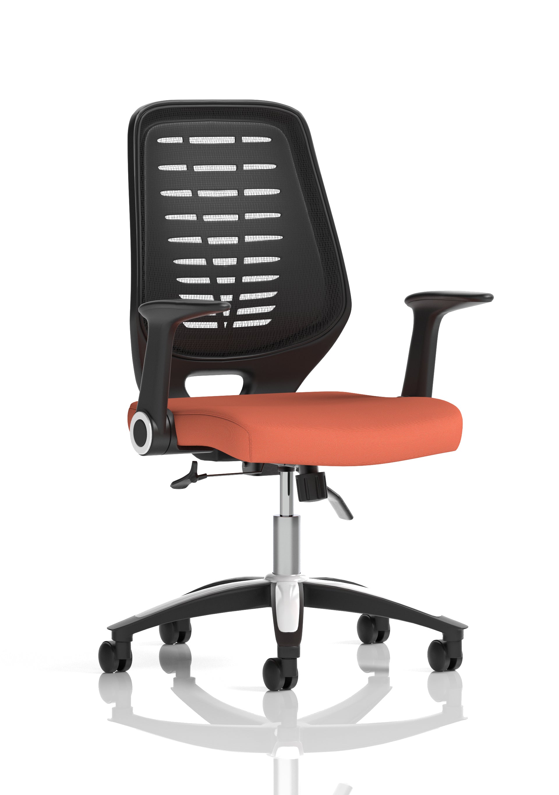 Relay Medium Mesh Back Task Operator Office Chair with Arms