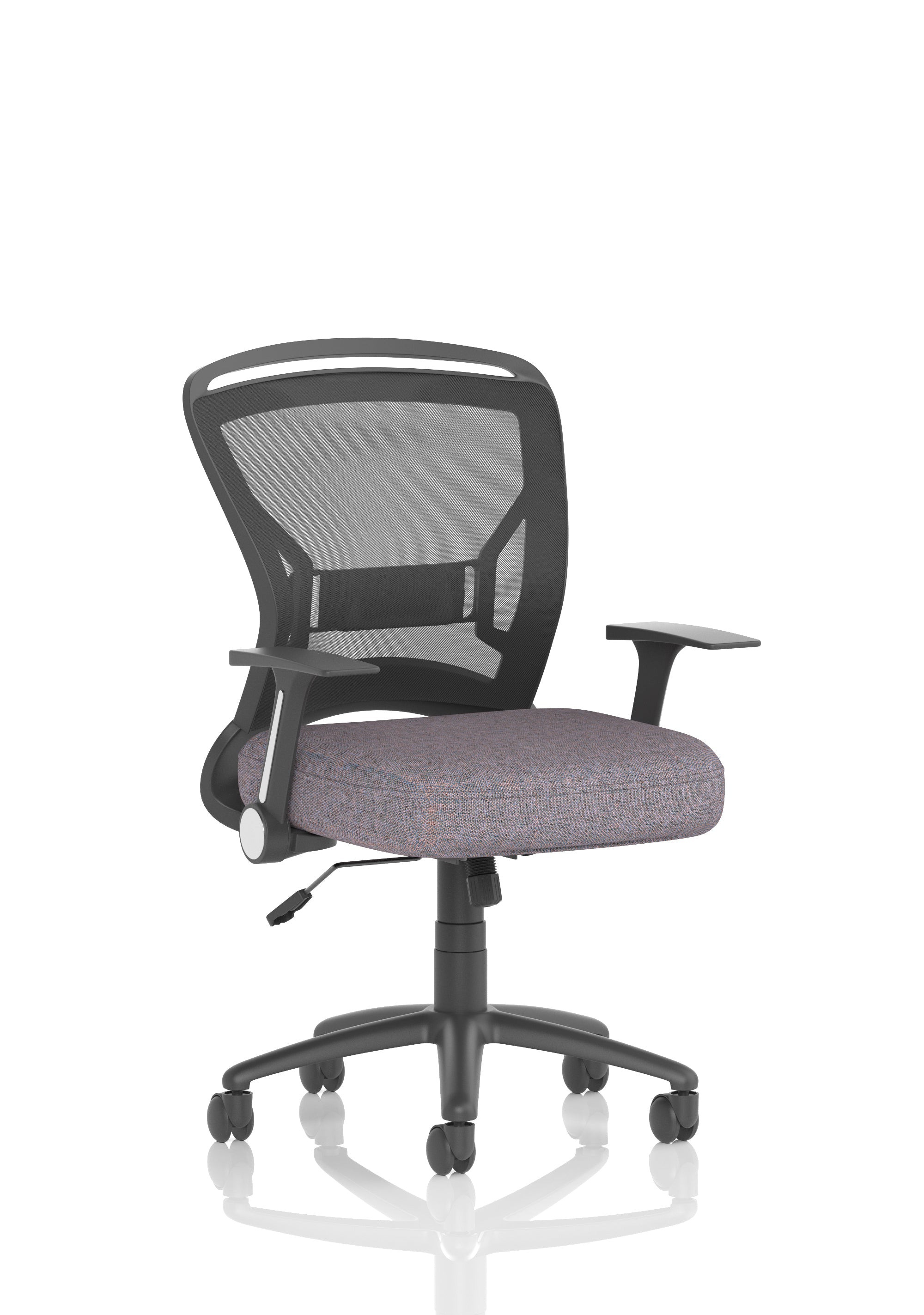 Zeus Medium Mesh Back Task Operator Office Chair with Arms
