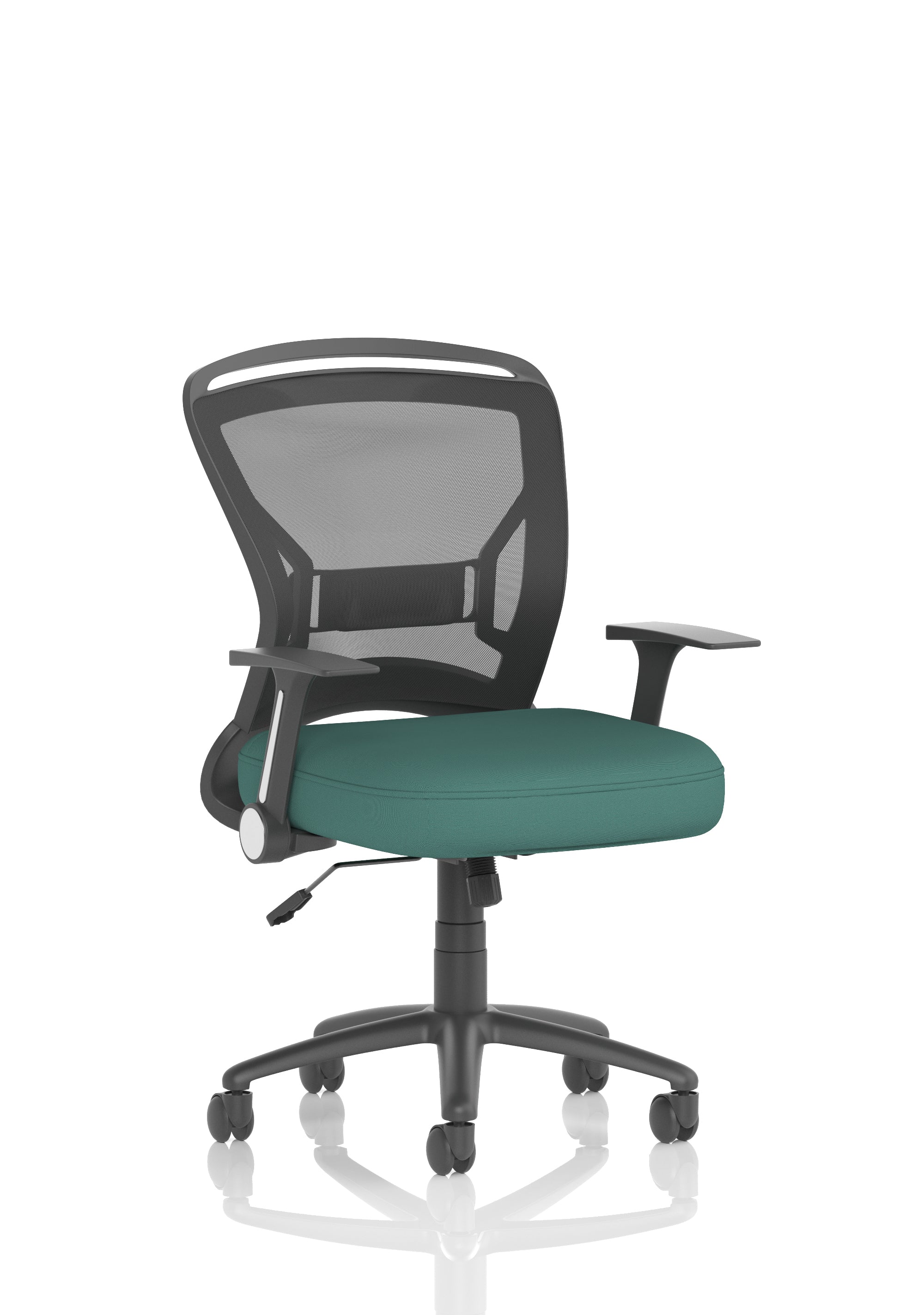 Zeus Medium Mesh Back Task Operator Office Chair with Arms
