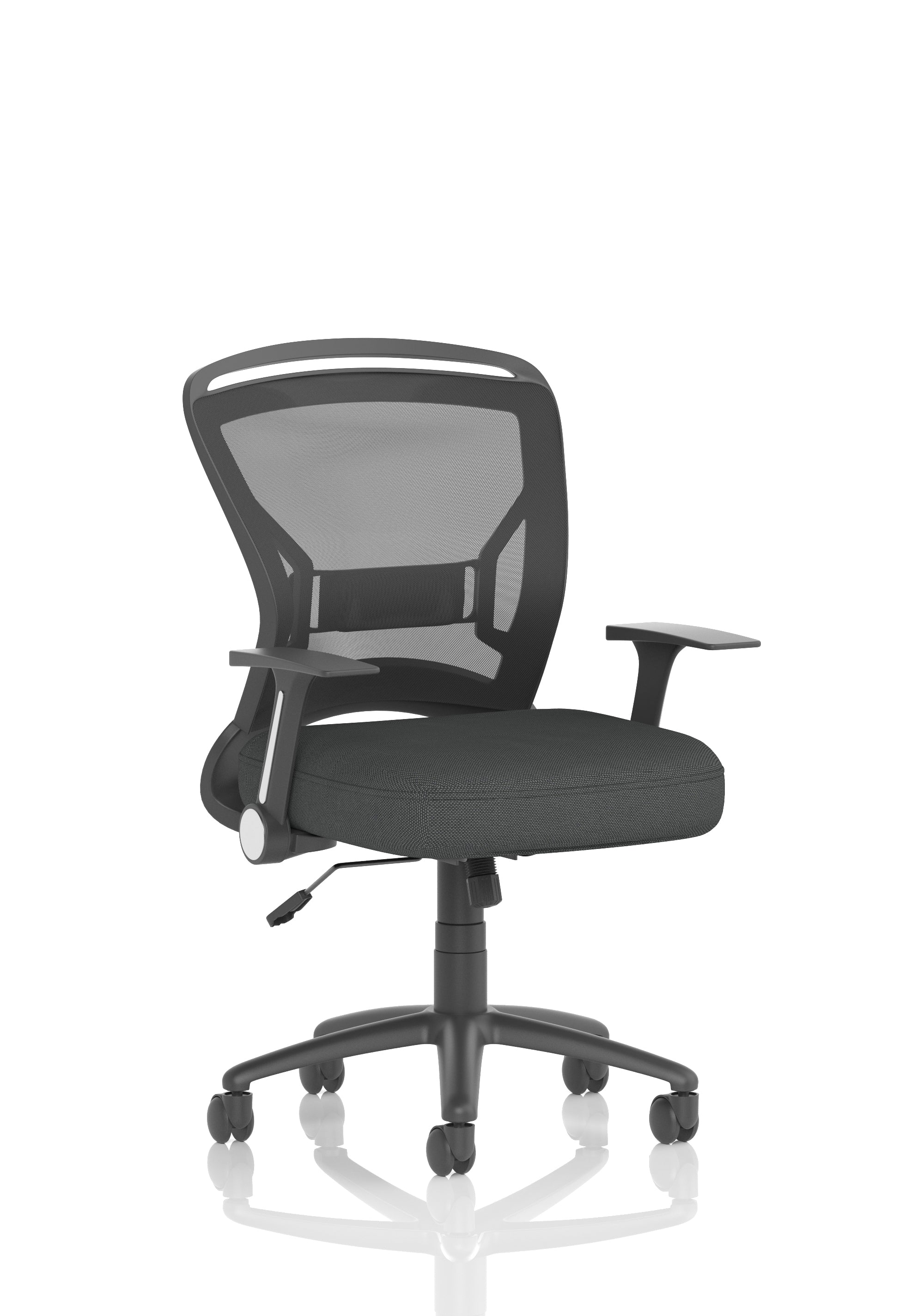 Zeus Medium Mesh Back Task Operator Office Chair with Arms