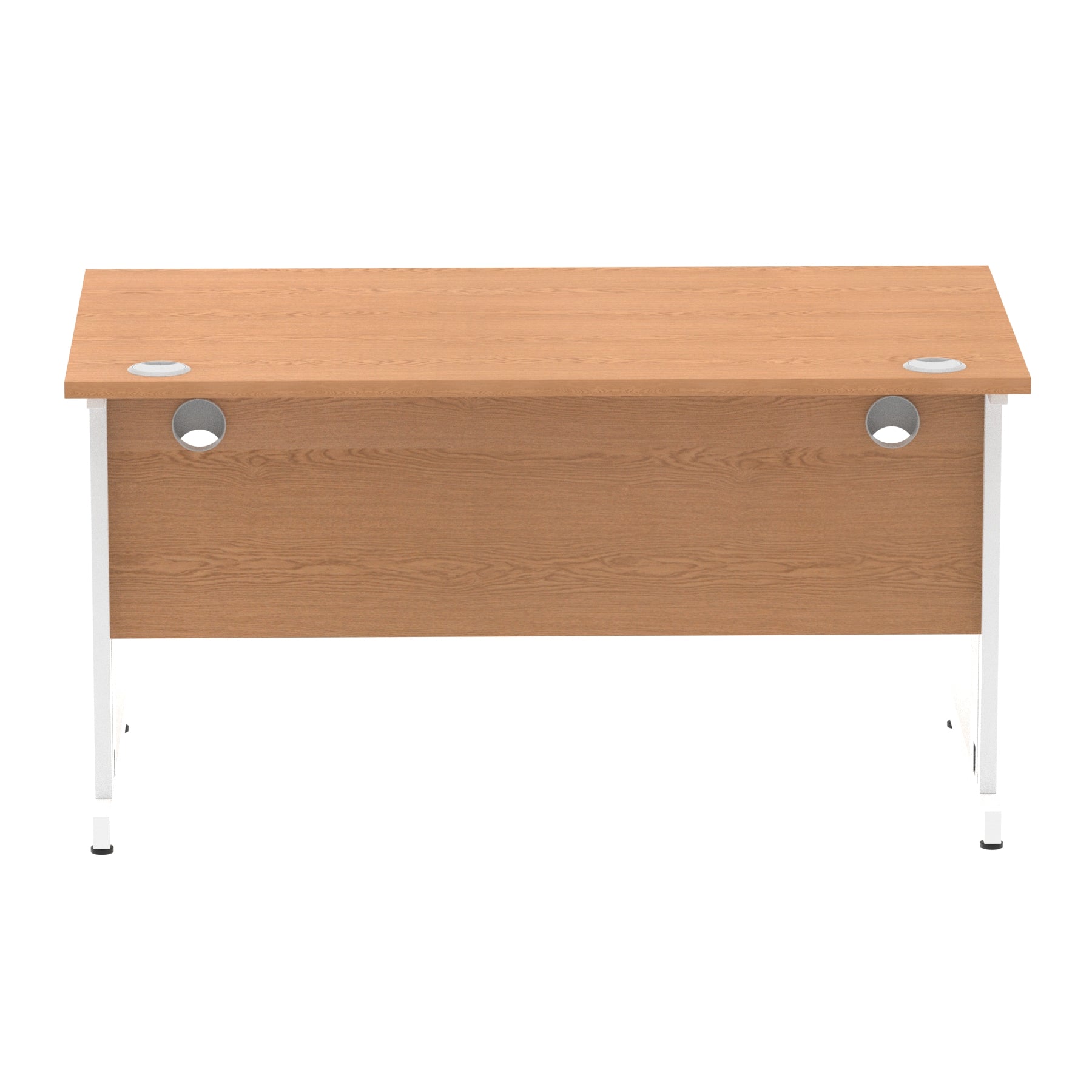 Impulse 1400mm Straight Desk Cable Managed Leg