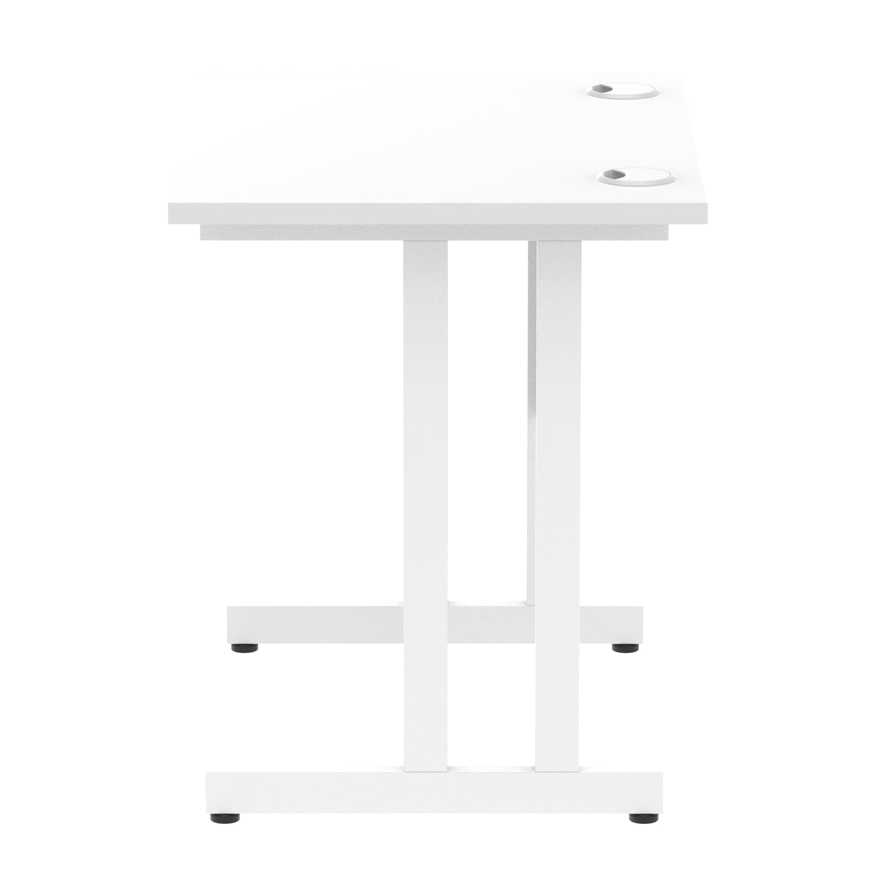 Impulse 800mm Slimline Desk Cantilever Leg