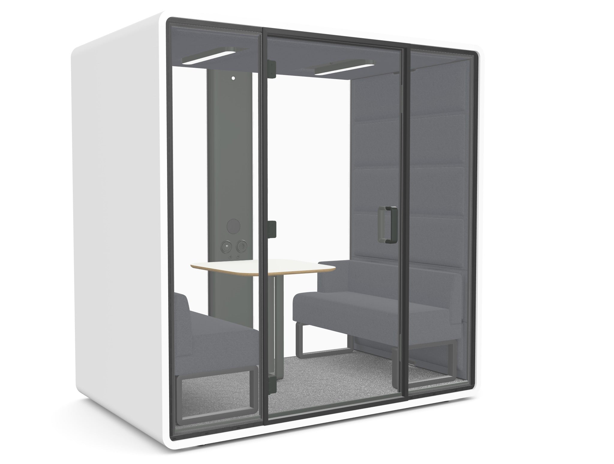 Hush Free M pod with dark grey interior