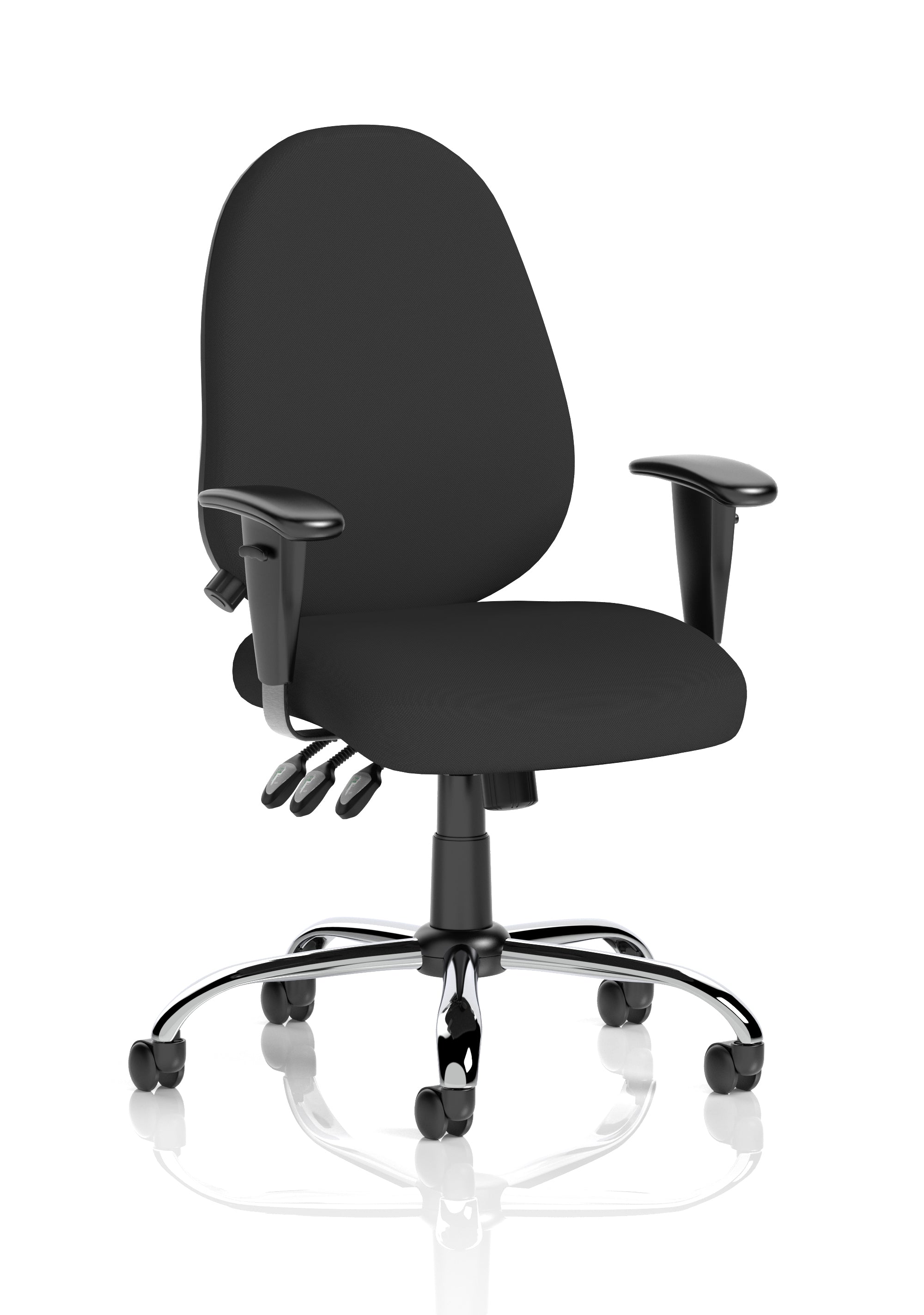 Lisbon Medium Back Task Operator Office Chair with Height Adjustable Arms