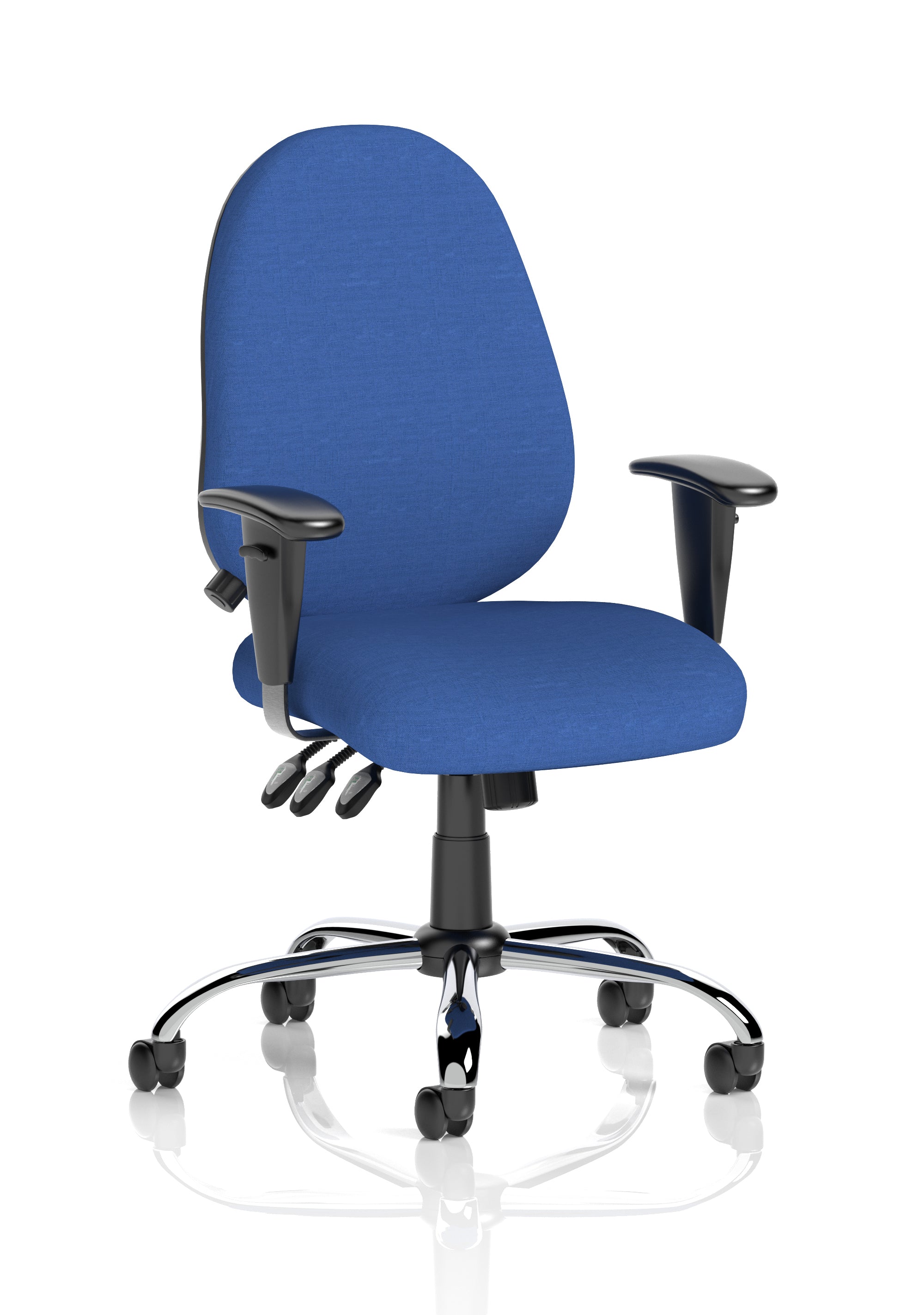 Lisbon Medium Back Task Operator Office Chair with Height Adjustable Arms