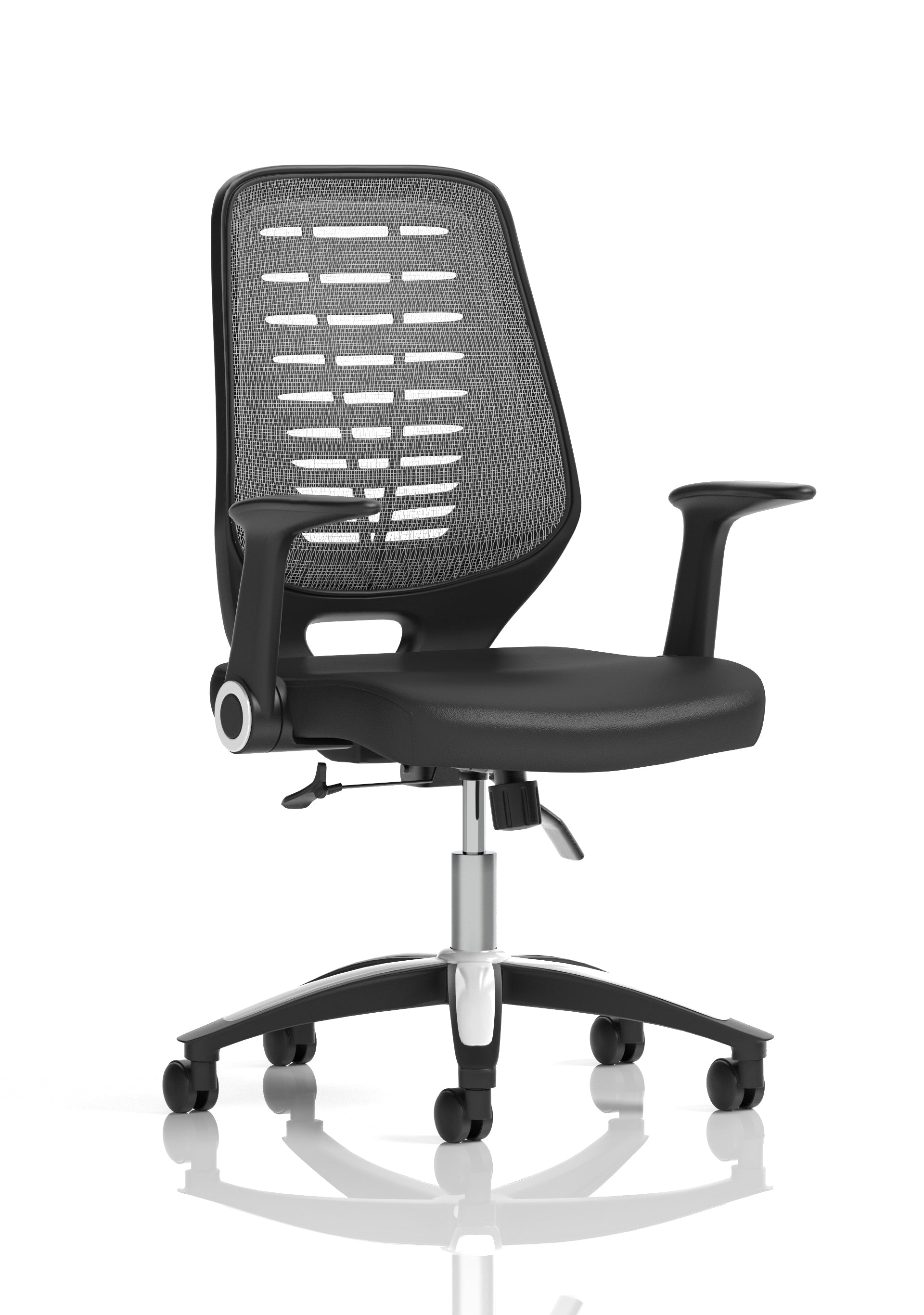 Relay Medium Mesh Back Task Operator Office Chair with Arms