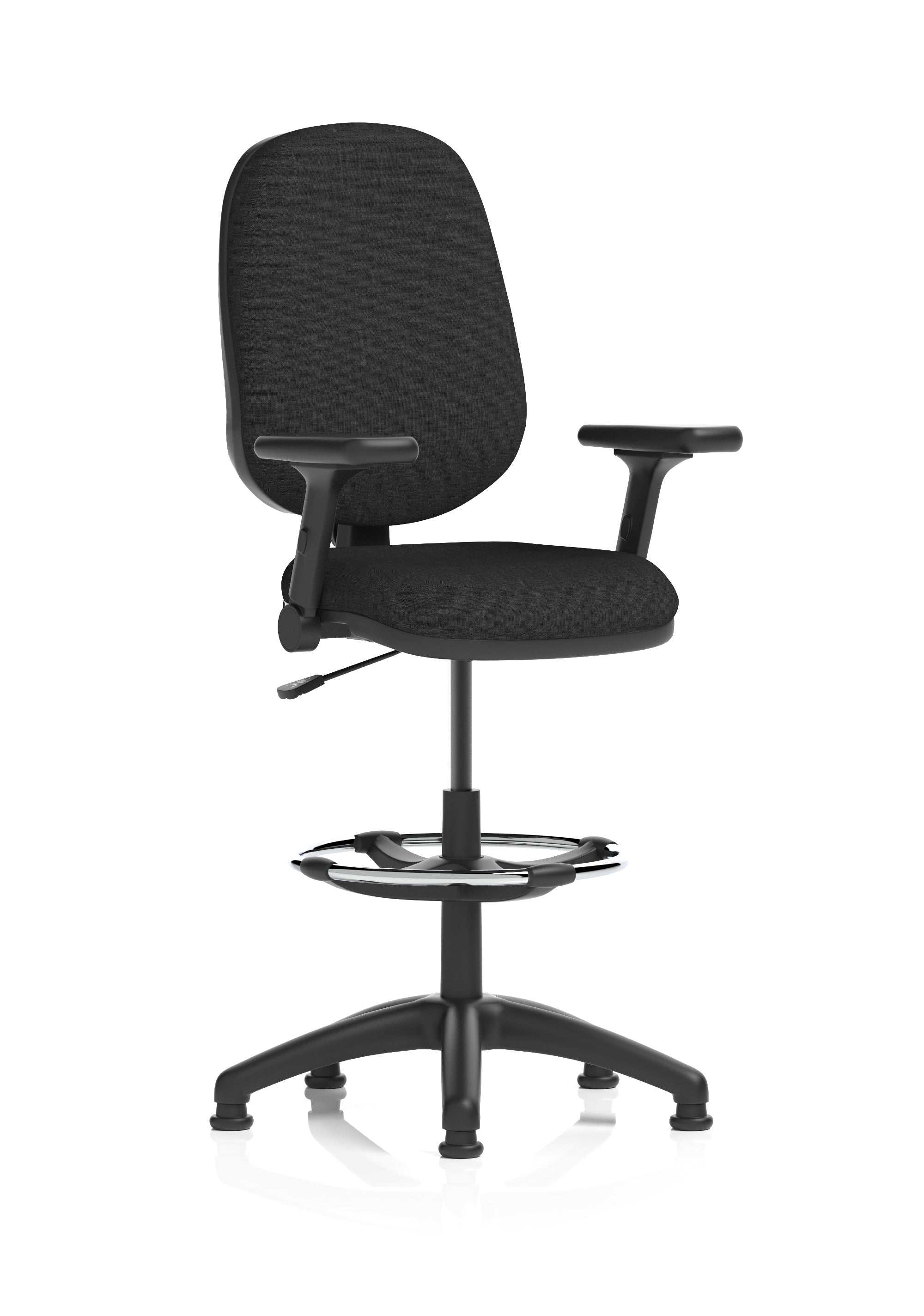 Eclipse Plus I Medium Back Task Operator Office Chair with Hi Rise Draughtsman Kit