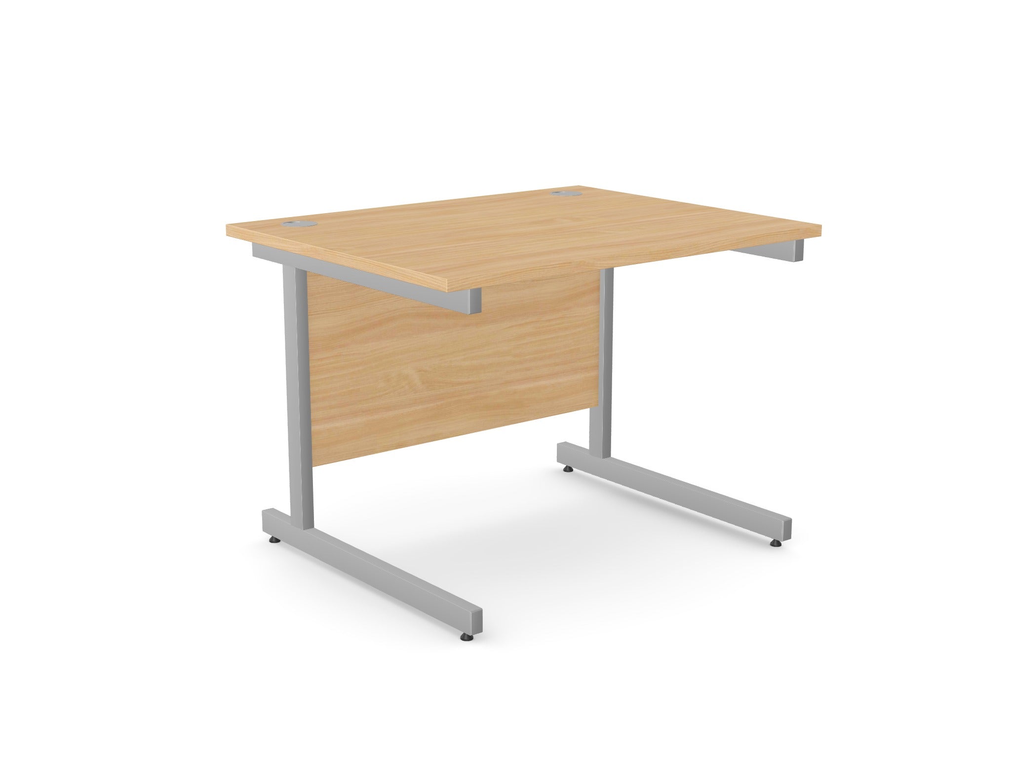 Ashford Twin Leg Straight Desk 800mm Deep