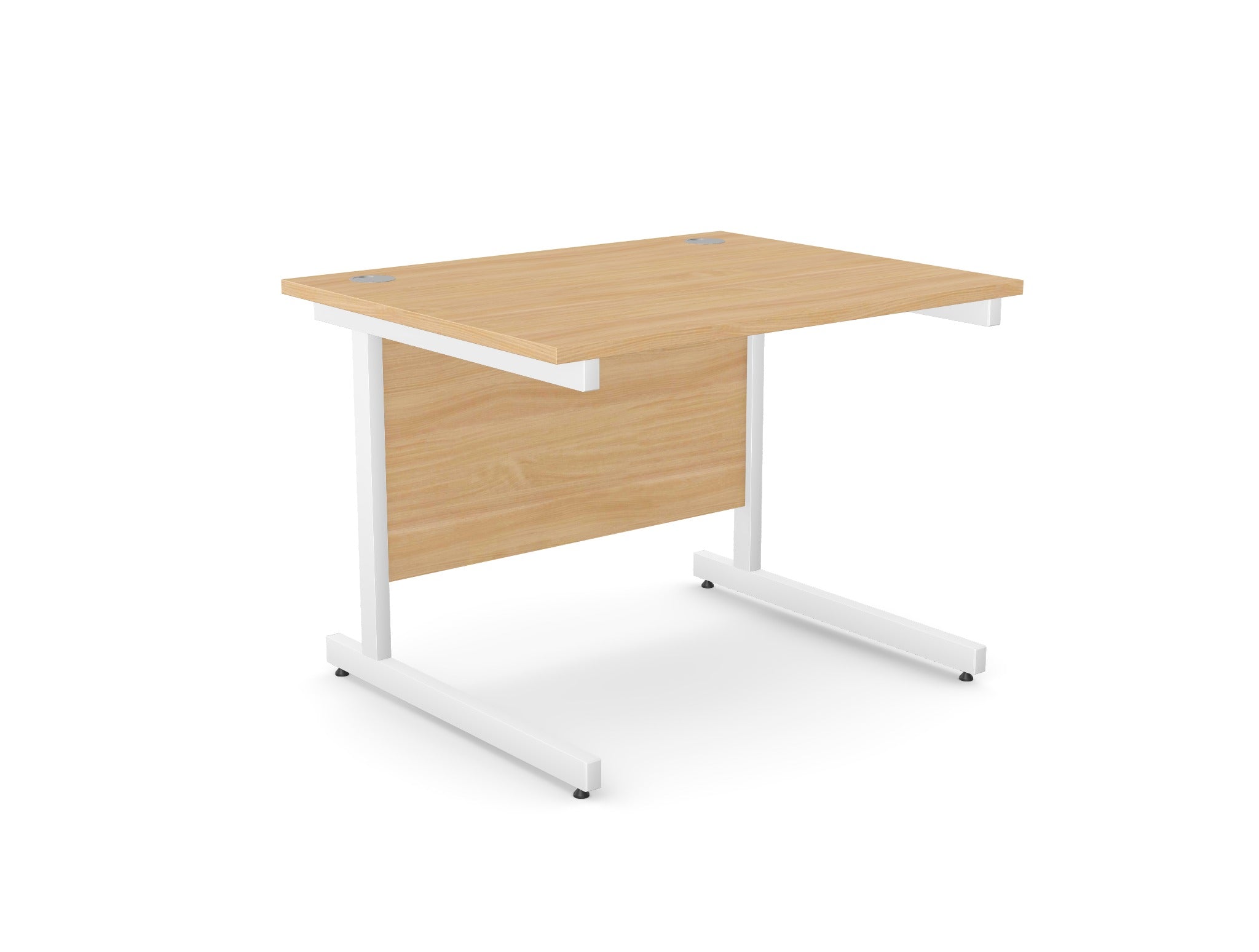Ashford Twin Leg Straight Desk 800mm Deep
