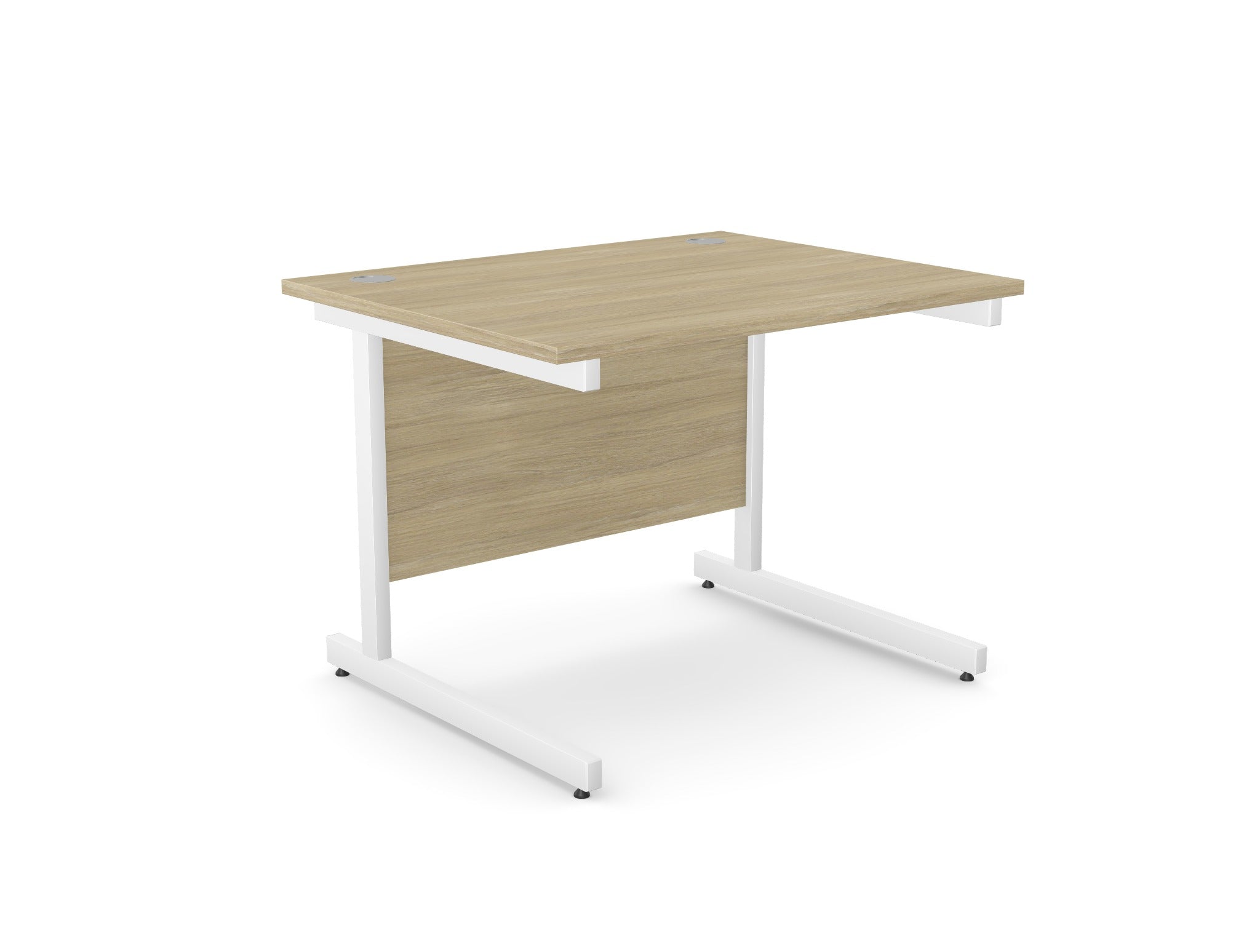 Ashford Twin Leg Straight Desk 800mm Deep