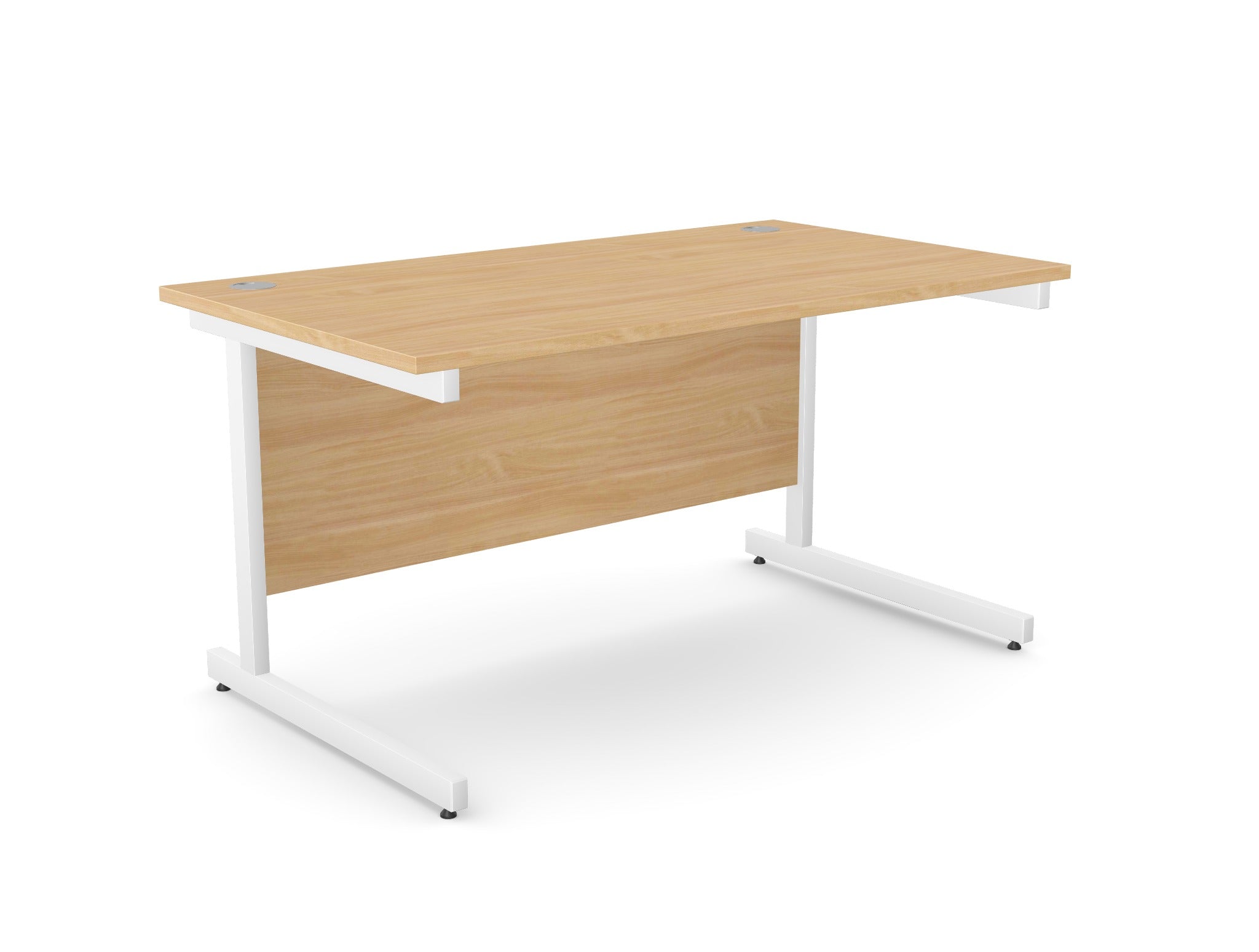 Ashford Twin Leg Straight Desk 800mm Deep