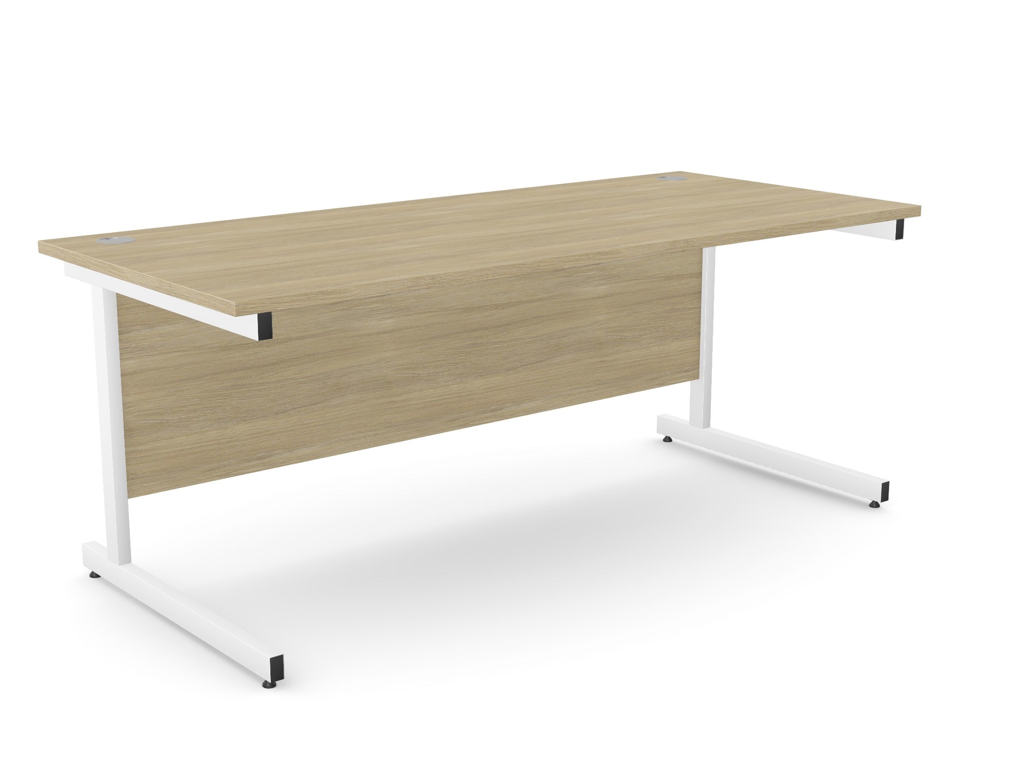 Ashford Twin Leg Straight Desk 800mm Deep