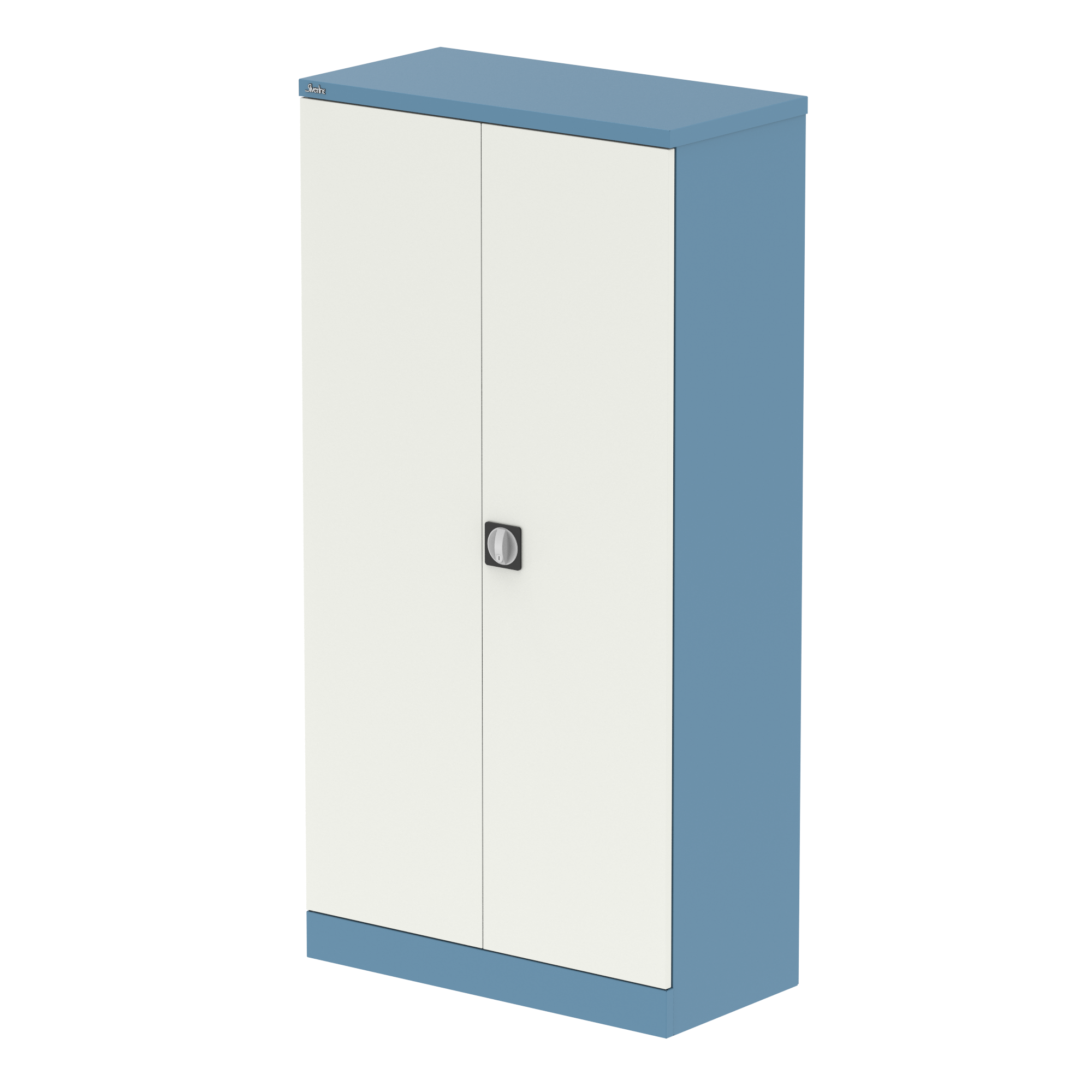 Qube Stationery 2-Door Cupboard With Shelves