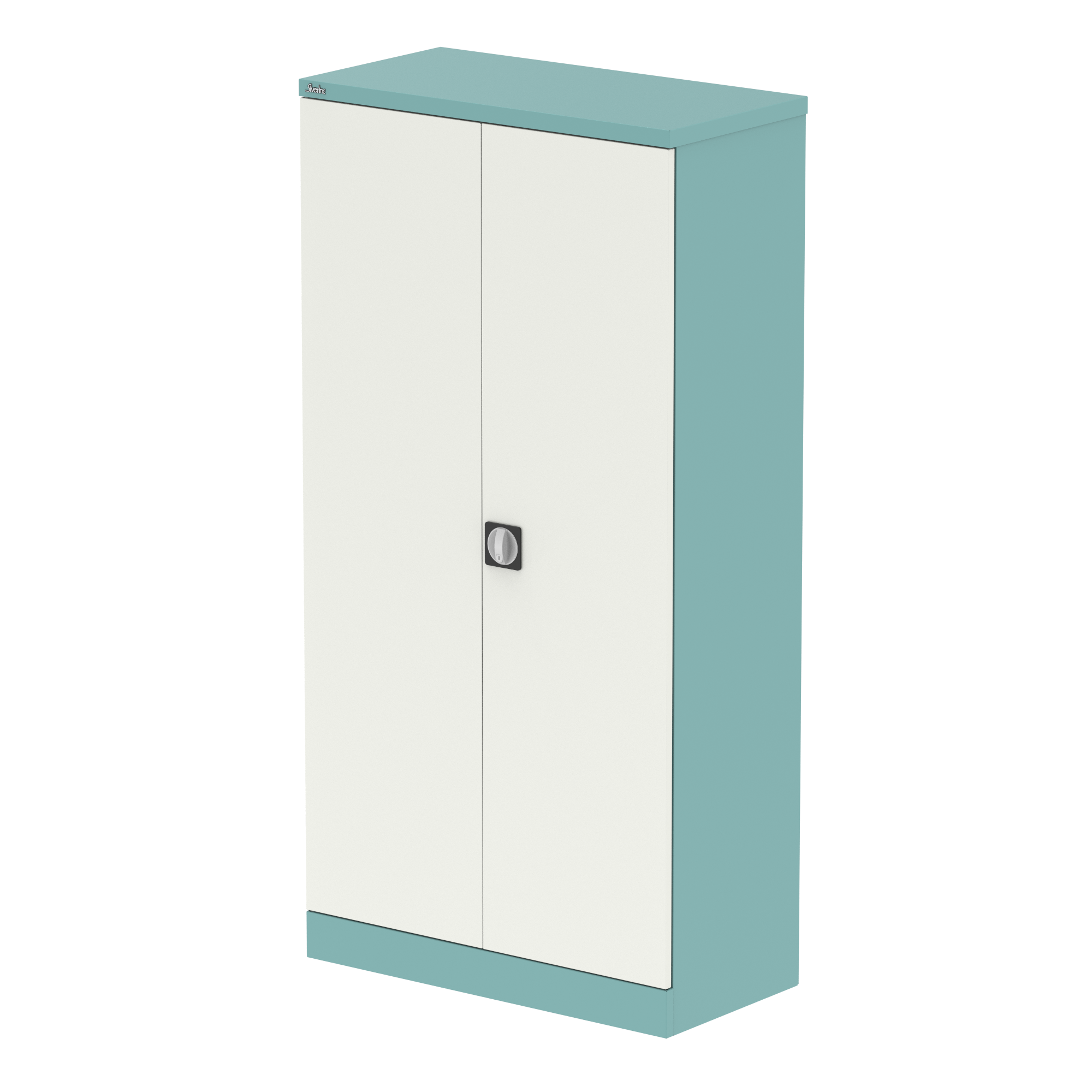 Qube Stationery 2-Door Cupboard With Shelves