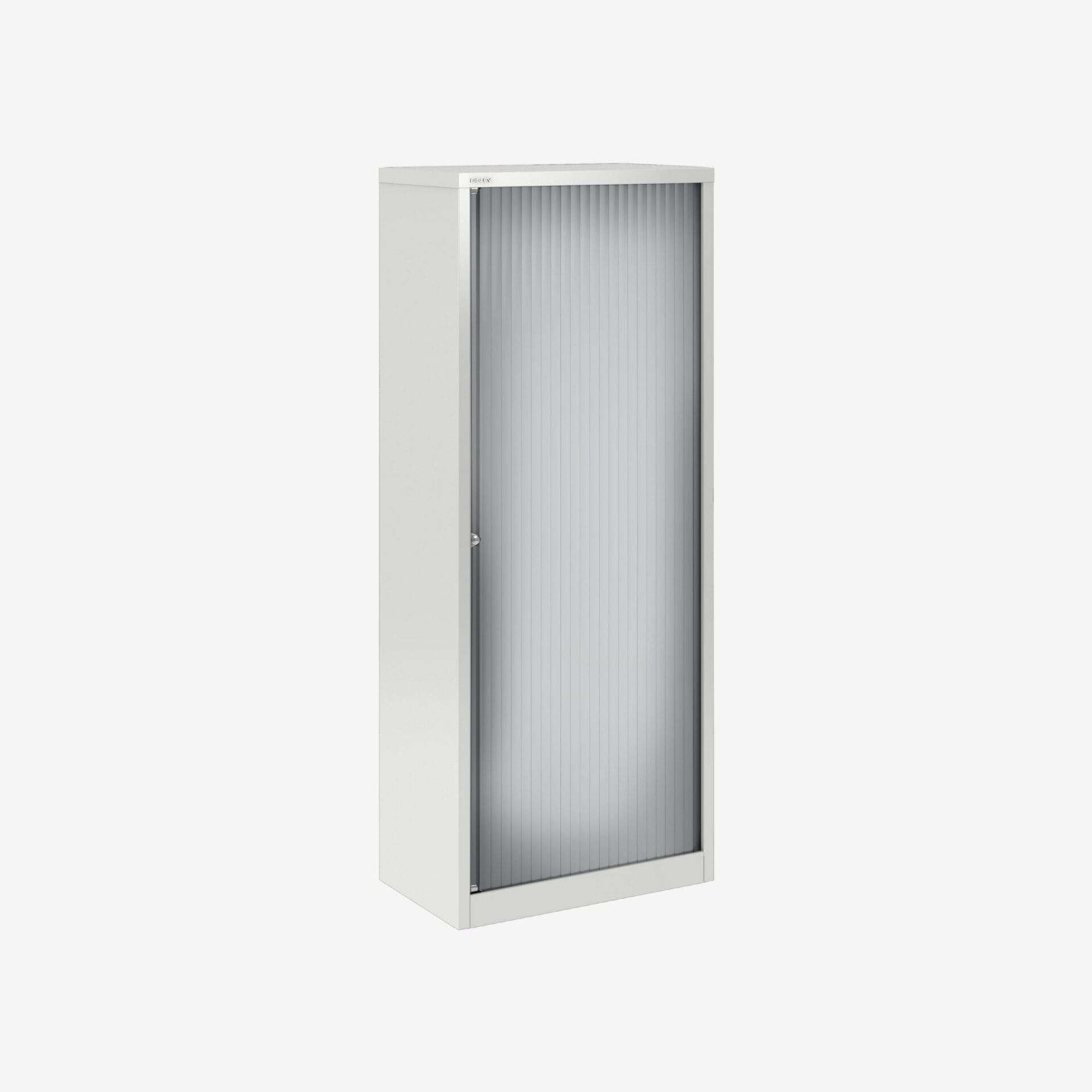 Bisley traffic white tambour unit with extra white tambour door