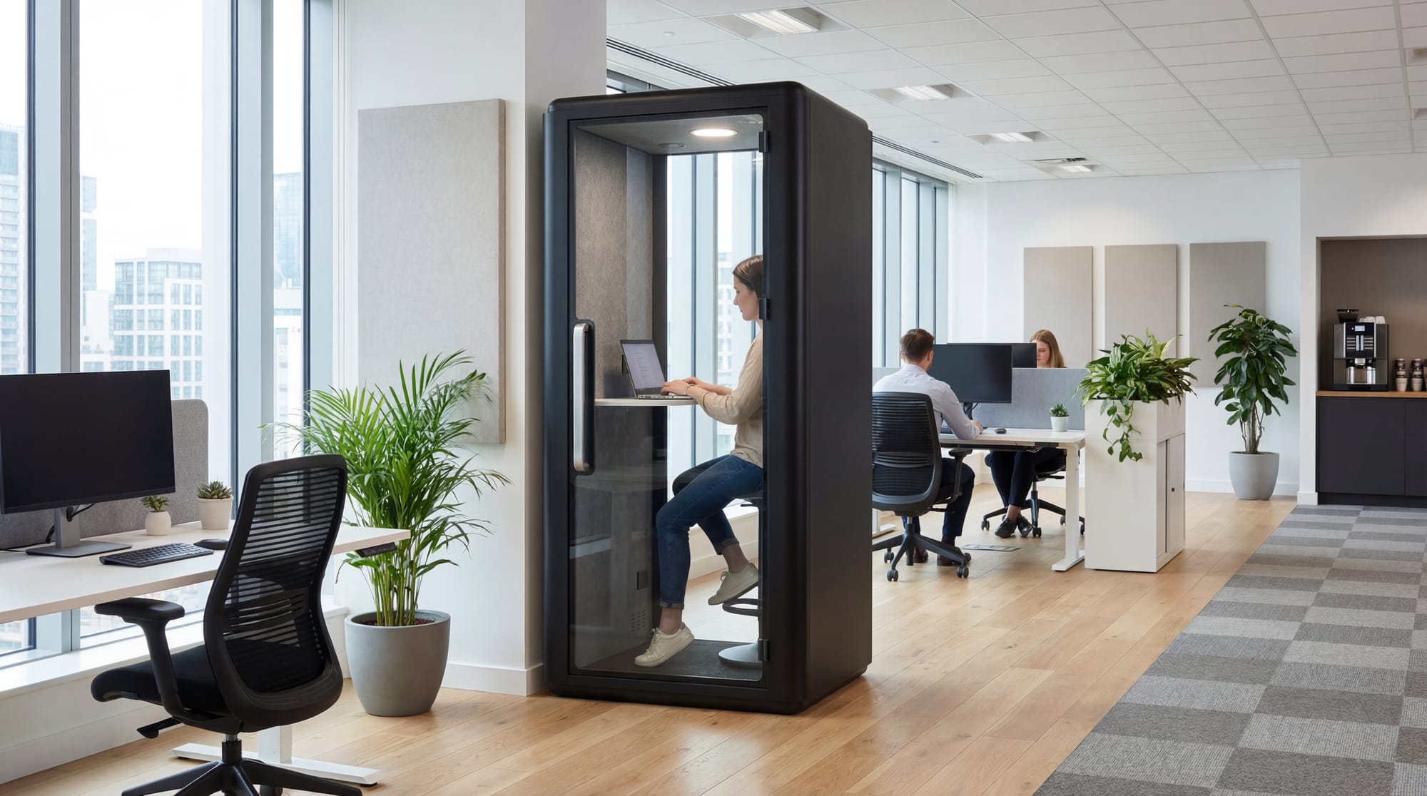 Zeno Phone Pod – Single Person Acoustic Office Booth
