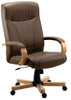 Richmond brown leather office chair 