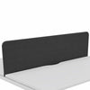 Black Fabric Desk Mounted Stock Screen 1400mm x 350mm x 22mm