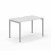 Narbutas NOVA-U White MFC Top Metallic 4-Leg Rectangular Desk 1200 x 700mm