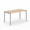Narbutas NOVA-U Amber Oak MFC Top Metallic 4-Leg Rectangular Desk 1400 x 700mm