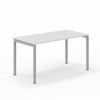 Narbutas NOVA-U White MFC Top Metallic 4-Leg Rectangular Desk 1400 x 700mm
