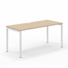 Narbutas NOVA-U Amber Oak MFC Top White 4-Leg Rectangular Desk 1600 x 700mm