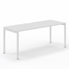 Narbutas NOVA-U White MFC Top White 4-Leg Rectangular Desk 1800 x 700mm