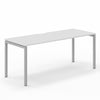 Narbutas NOVA-U White MFC Top Metallic 4-Leg Rectangular Desk 1800 x 700mm