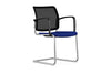 Q visitor chair with chrome canitlever by komac