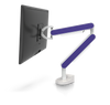 ZG1 White Edition Monitor Arm With Violet Side Panels - NIODONLINE.CO.UK