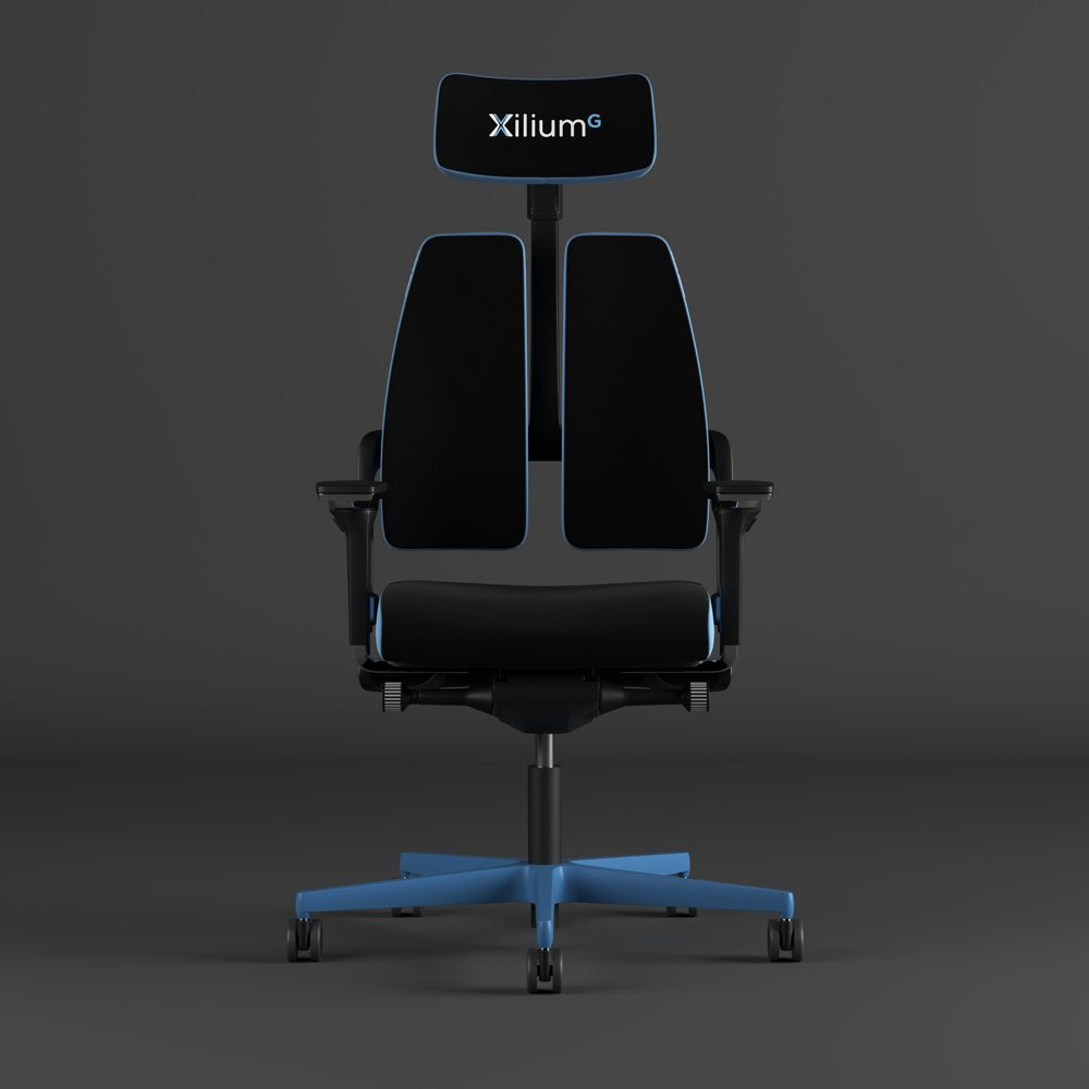 Xilium-G gaming chair Blue team