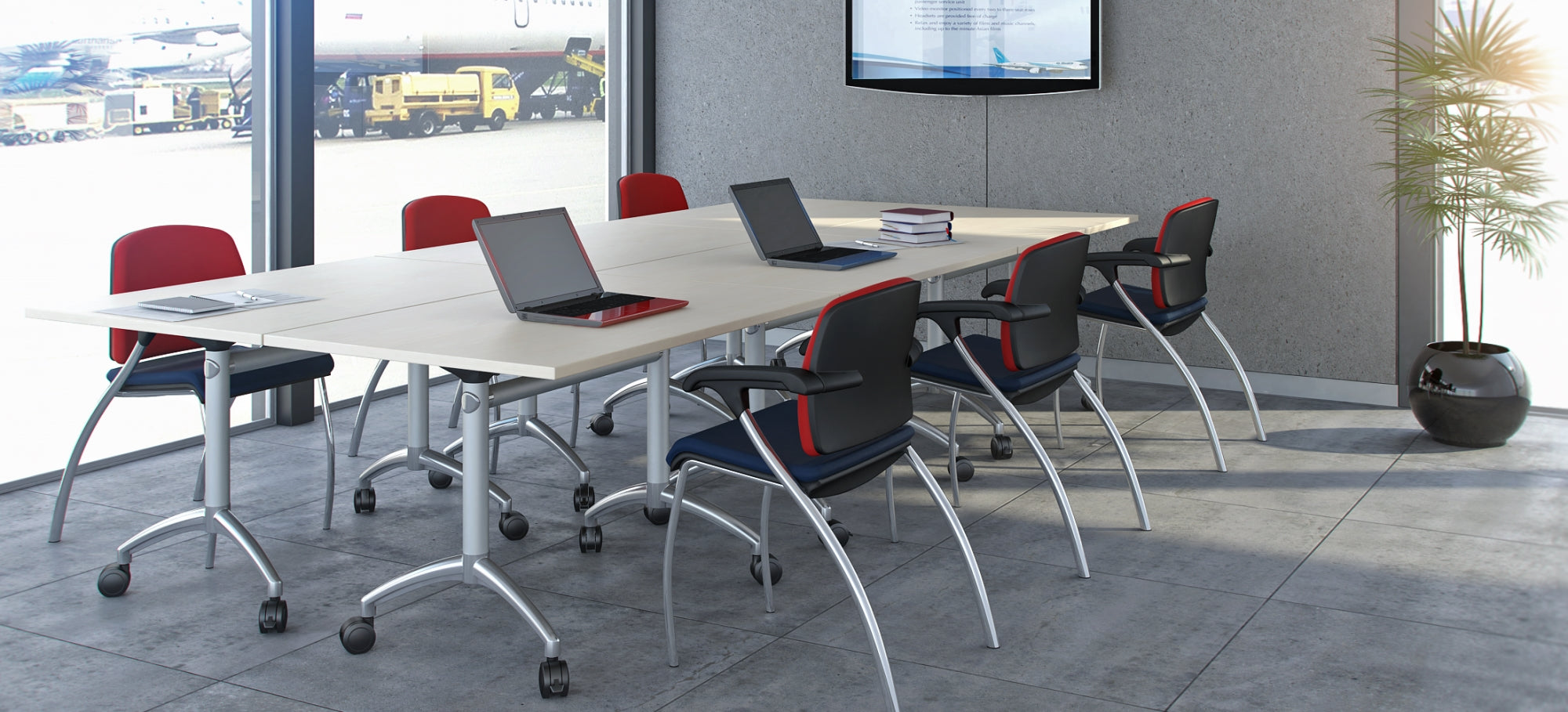 Arc Fliptop Flexible Meeting Table