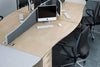 Optima plus single wave desk by elite office furniture