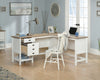 Lintel Oak L-shaped Home Office Desk - New Image Office Design Ltd 